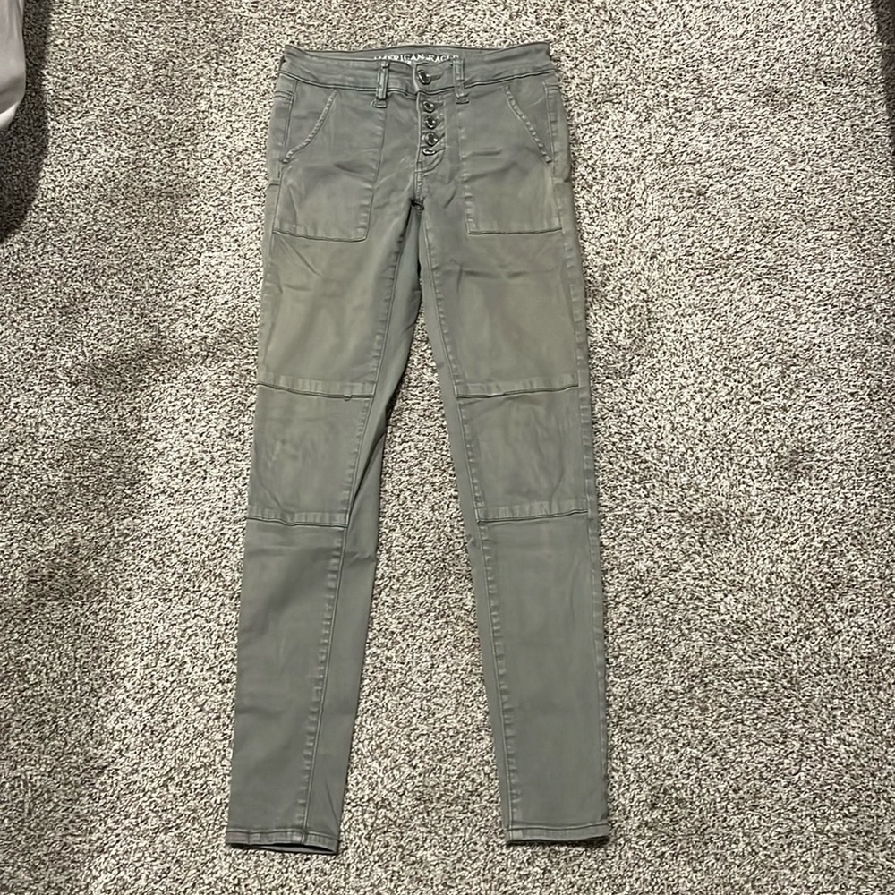 American eagle green cargo pants